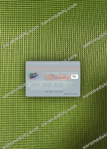 Palau Bank of Guam mastercard  photolook back